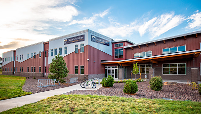 Students at Castle Rock High School campus